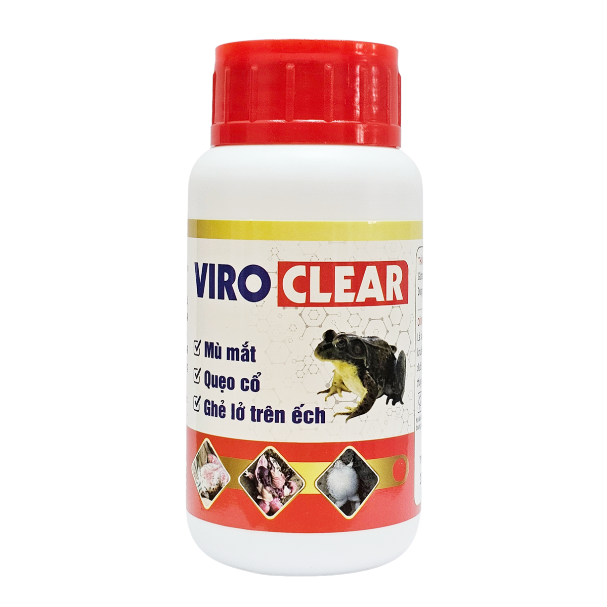 VIRO CLEAR - ĐẶC TRỊ MÙ MẮT, QUẸO CỔ, GHẺ LỞ TRÊN ẾCH