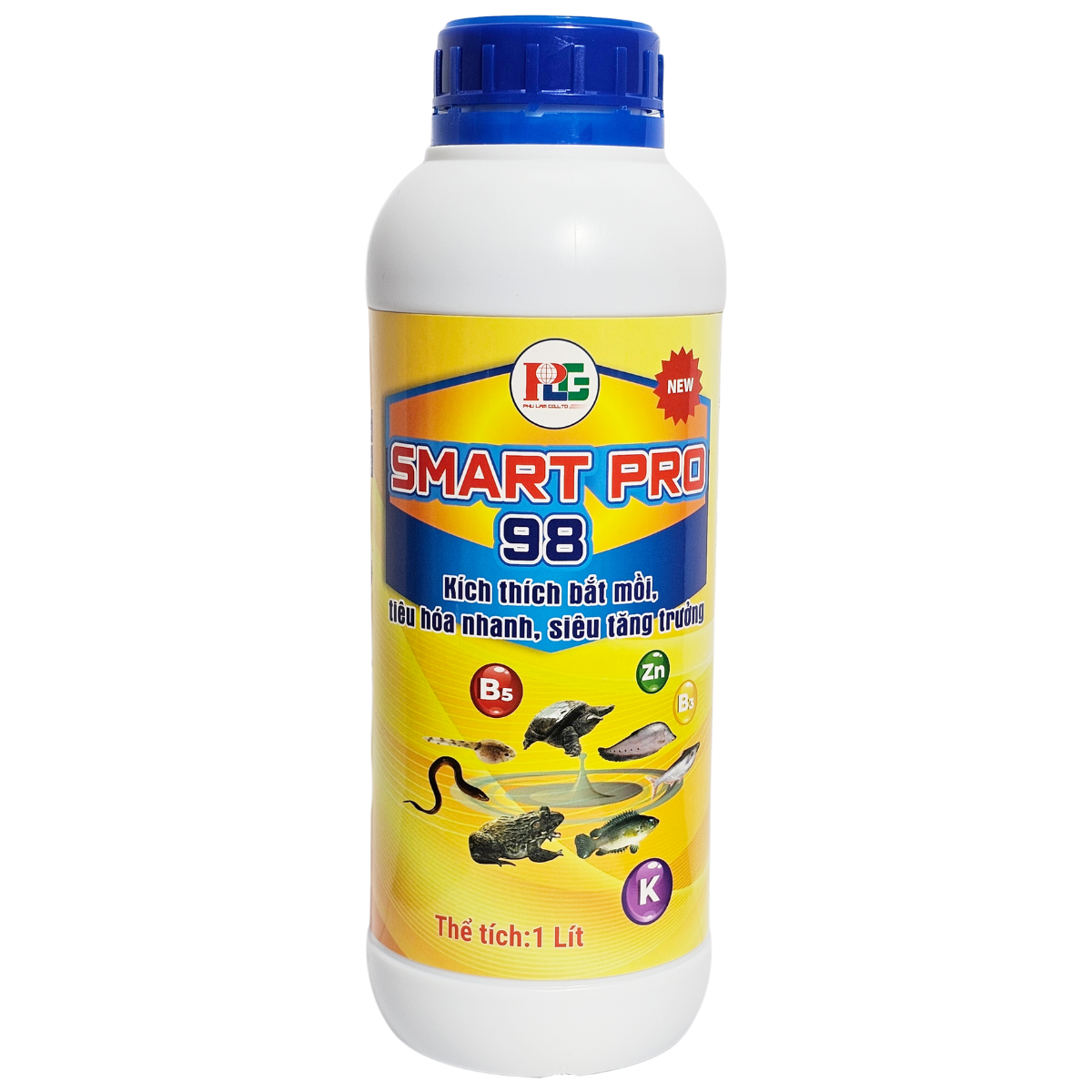 SMART PRO 98 - KÍCH THÍCH BẮT MỒI, TIÊU HÓA NHANH, SIÊU TĂNG TRỌNG CHAI 1 LÍT