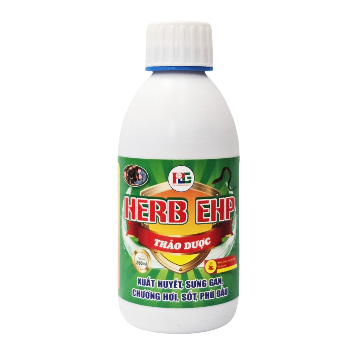 HERB EHP - THẢO DƯỢC KHỐNG CHẾ XUẤT HUYẾT, SƯNG GAN, CHƯỚNG HƠI CHAI 250ML