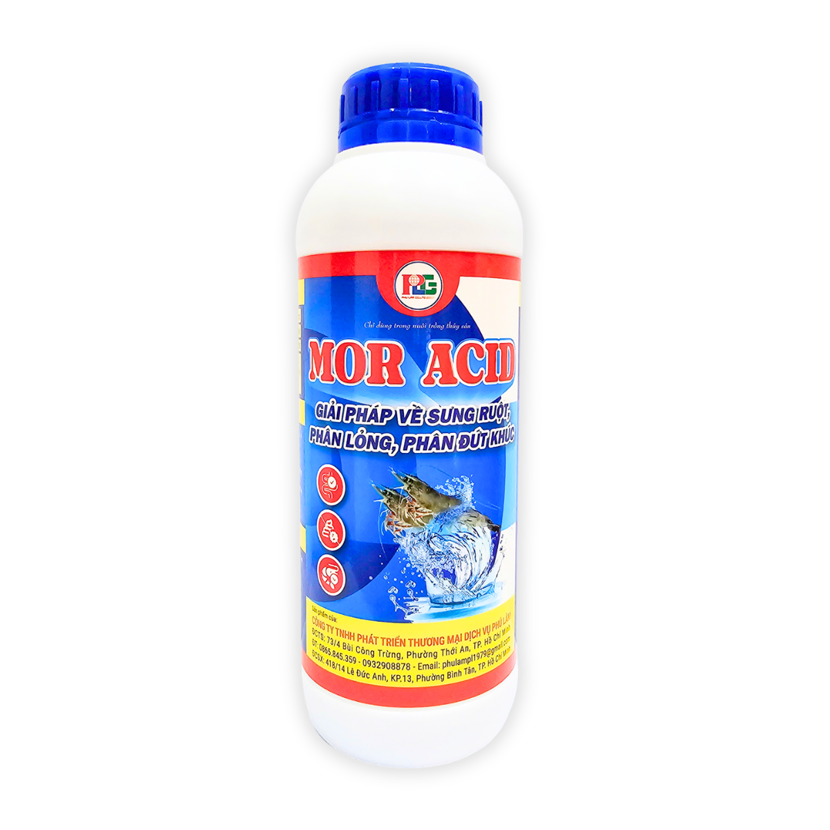 MOR ACID (1L) - GIẢI PHÁP VỀ SƯNG RUỘT, PHÂN LỎNG, PHÂN ĐỨT KHÚC